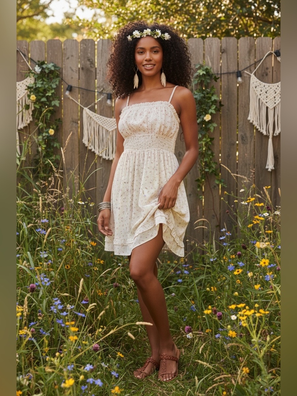 NWOT Free People Gabby mini dress White Size Medium - Picture 2 of 14